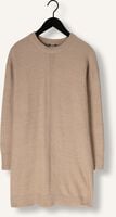 Beige OBJECT Mini jurk OBJJUNO L/S RE O-NECK KNIT DRESS Beige OBJECT Mini jurk OBJJUNO L/S RE O-NECK KNIT DRESS - medium