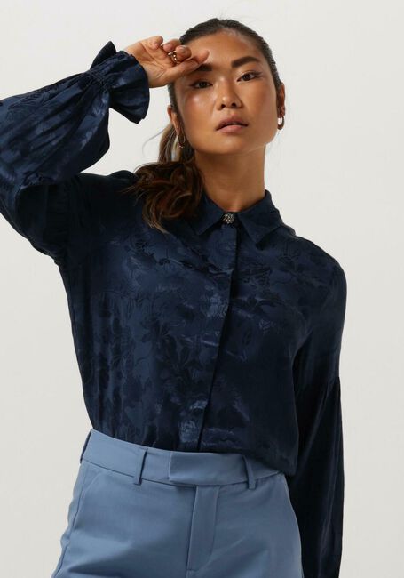 Blauwe MOS MOSH Blouses MMROBENA LEZ SHIRT - large