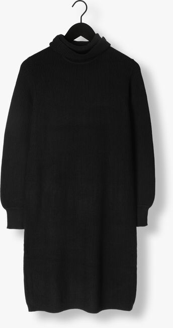 Zwarte OBJECT Midi jurk OBJMALENA L/S ROLLNECK DRESS NOOS - large