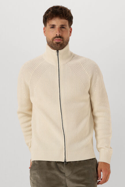 Ecru FORÉT Vest DELTA WOOL ZIP KNIT - large