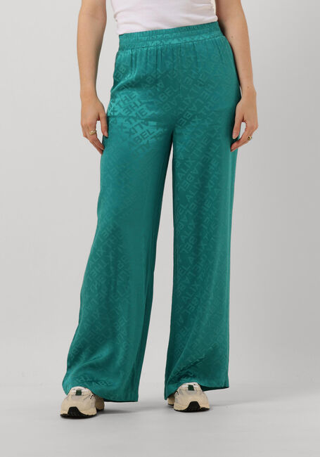 Blauwe ALIX THE LABEL Pantalon LADIES WOVEN WIDE LEG PANTS - large
