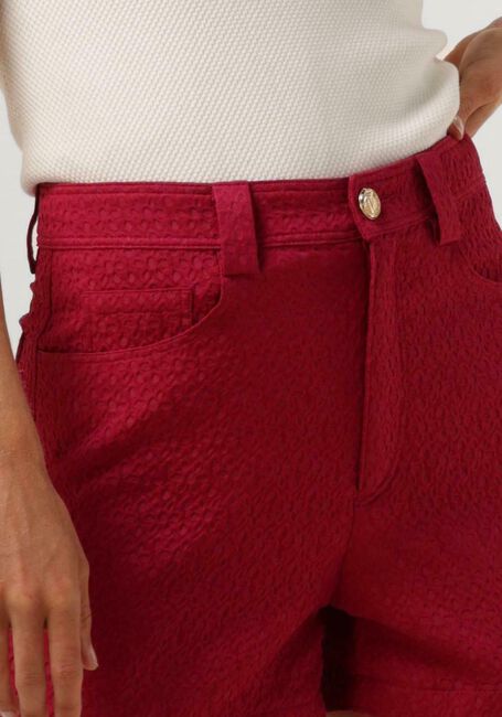 Rode VANILIA Broeken JAQUARD AJOUR SHORT - large