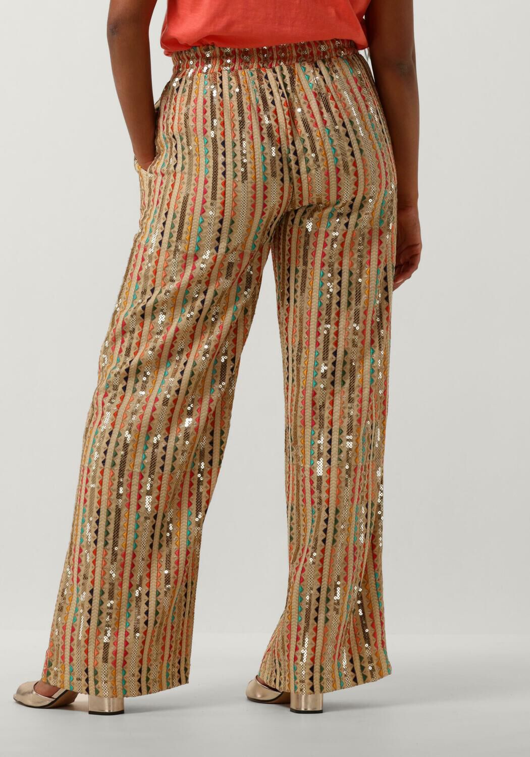 EST'SEVEN Dames Broeken Bohic Trousers Zand
