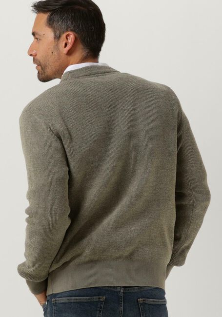 Groene SELECTED MEN Trui RODNEY LS CREW NECK W - large