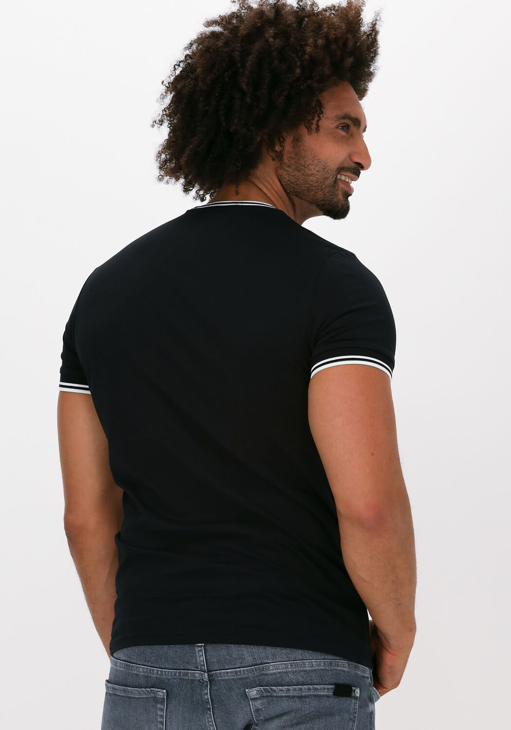 Fred perry twin tipped t shirt black sales