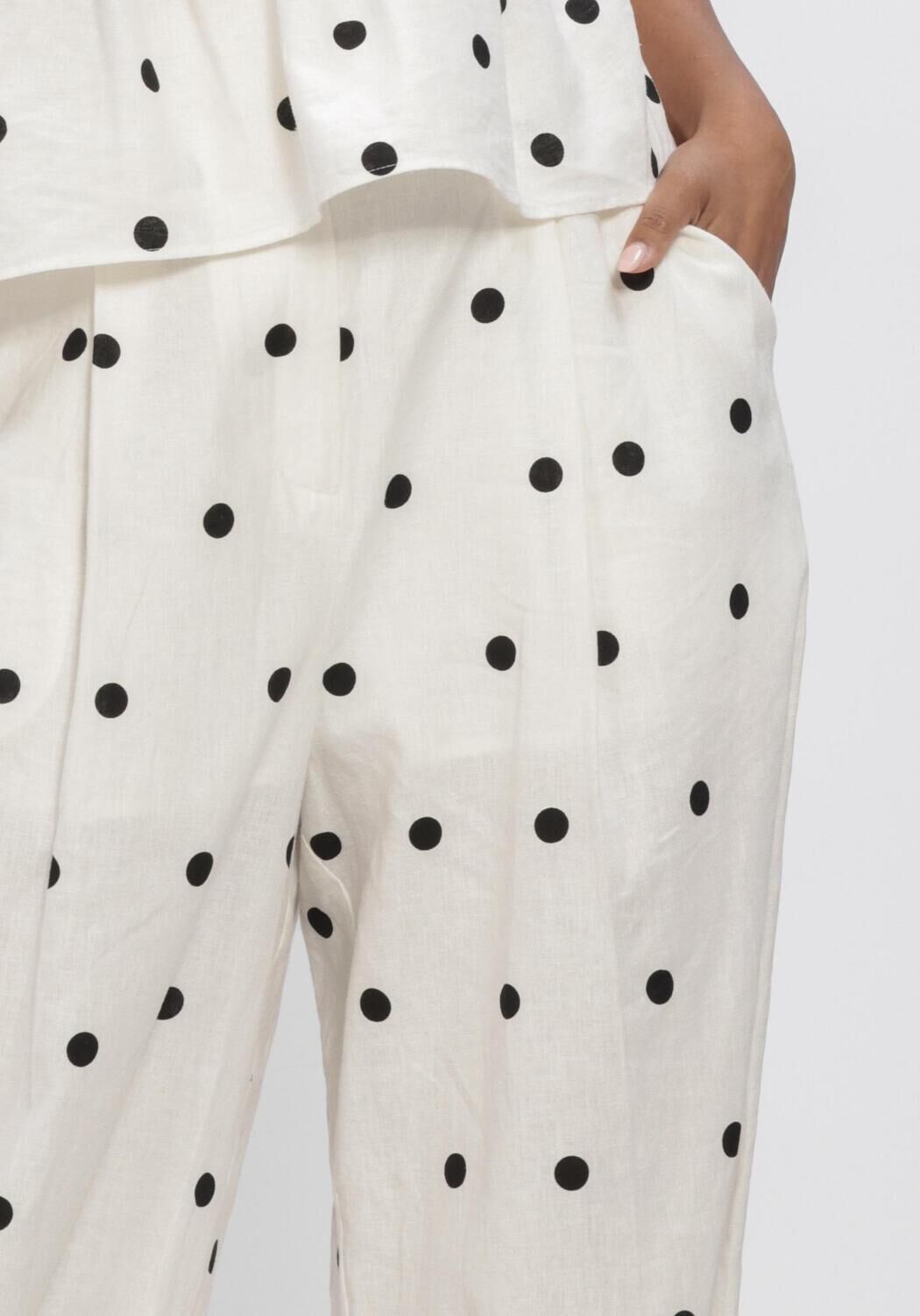 Witte SECOND FEMALE Broeken SALLIY TROUSERS - large