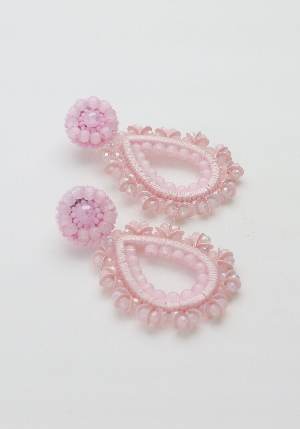 Lichtroze PAULIE POCKET Oorbellen AURELIE EARRINGS - large