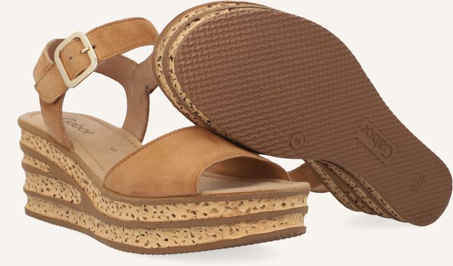 Camel GABOR Sandalen met hak 651 Camel GABOR Sandalen met hak 651 - large