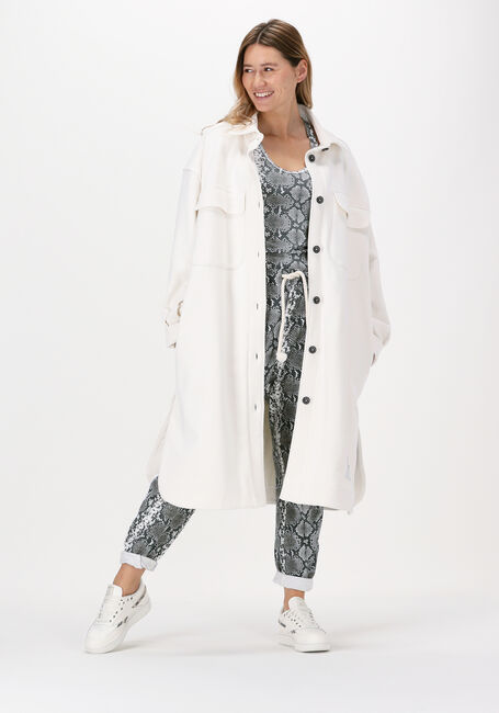 Gebroken wit 10DAYS Vest SHIRT COAT - large