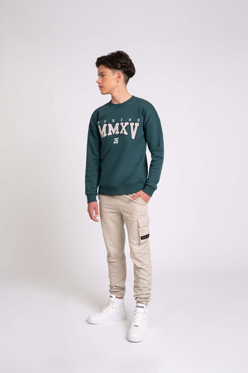 Grijze NIK & NIK Cargobroeken LATHAN TROUSERS - large