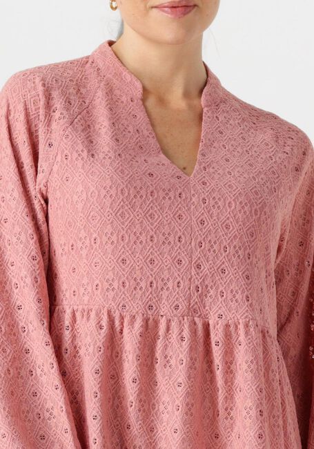 Lichtroze OBJECT Mini jurk OBJLAILA GIA L/S RE SHORT DRESS - large