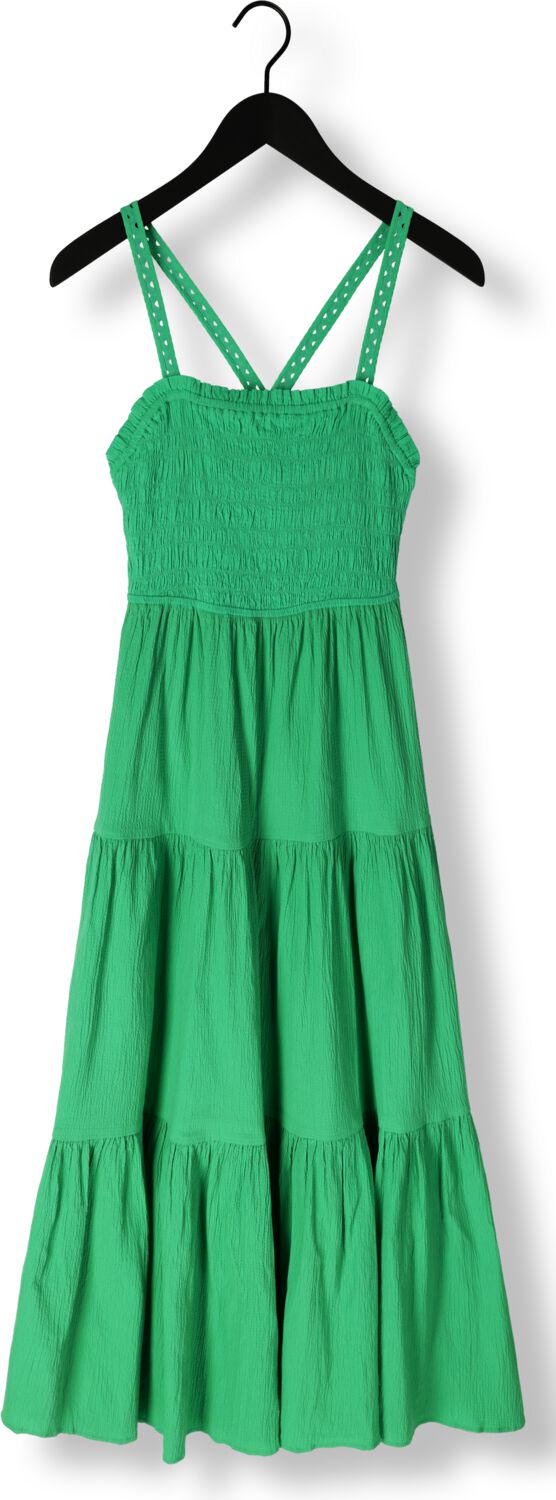 SCOTCH & SODA Dames Jurken Maxi Dress With Smock Detail Groen