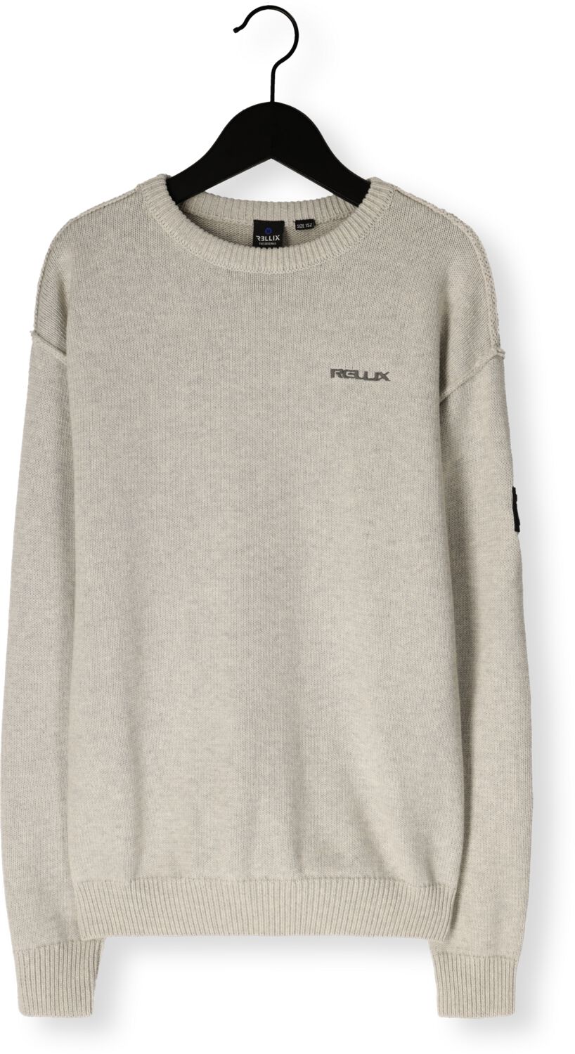 RELLIX Jongens Truien & Vesten Loose Fit Knitwear Crewneck Grijs