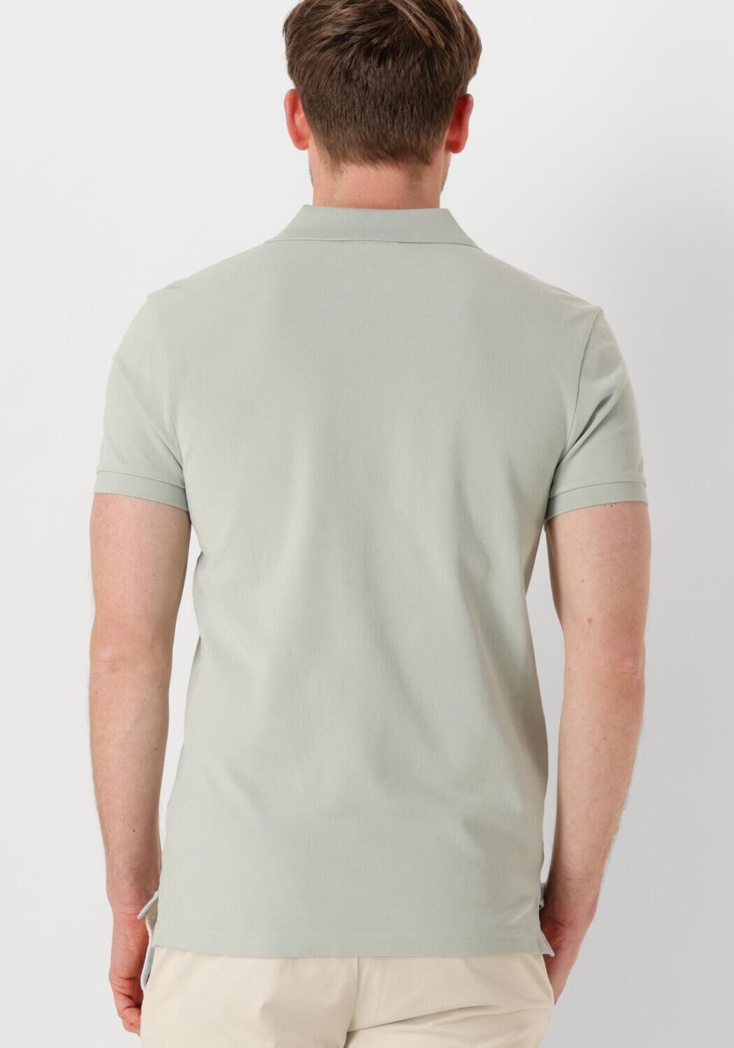 PROFUOMO Heren Polo's & T-shirts Polo Short Sleeve Mint