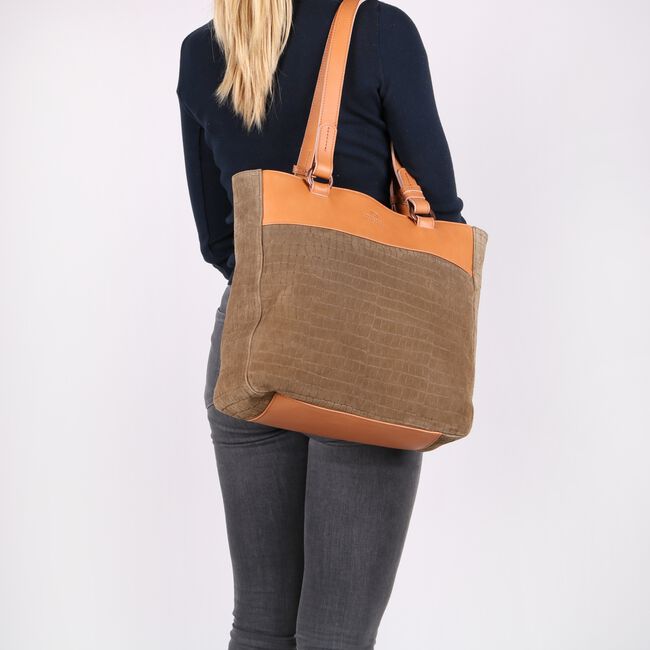 Taupe FRED DE LA BRETONIERE Shopper 282010003 Taupe FRED DE LA BRETONIERE Shopper 282010003 - large