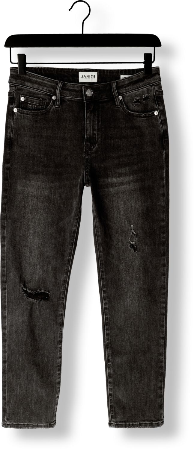JANICE Dames Jeans Mom Jeans Cooper Destroyed Grijs