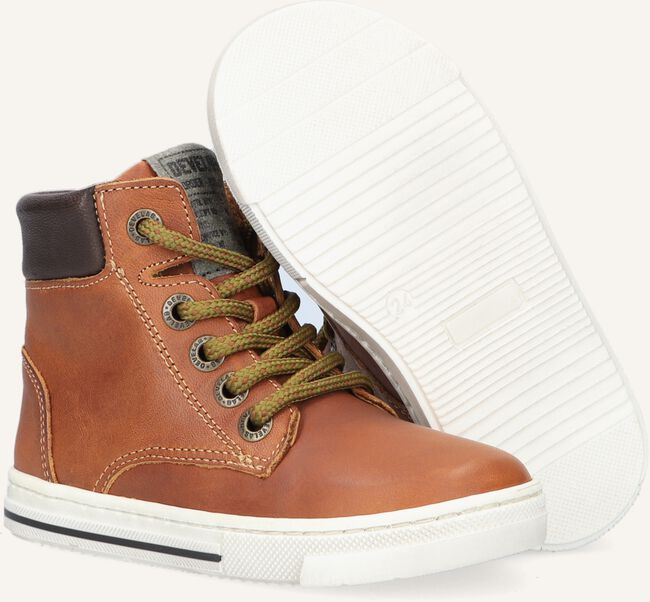 Cognac DEVELAB Hoge sneakers 41901 Cognac DEVELAB Hoge sneakers 41901 - large