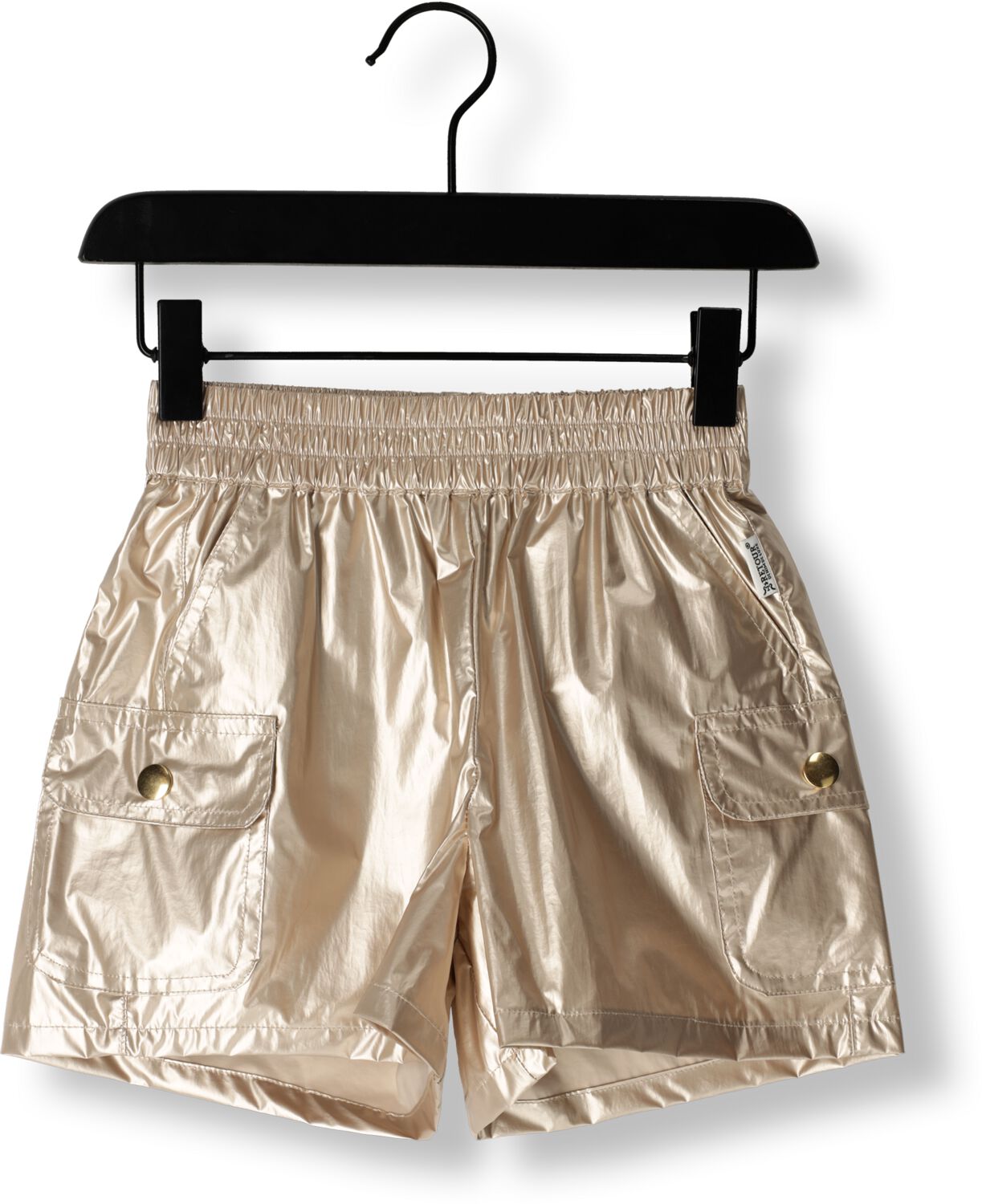 Retour Jeans metallic high waist cargo short Otisha goud metallic Korte broek Meisjes Polyester 158 164