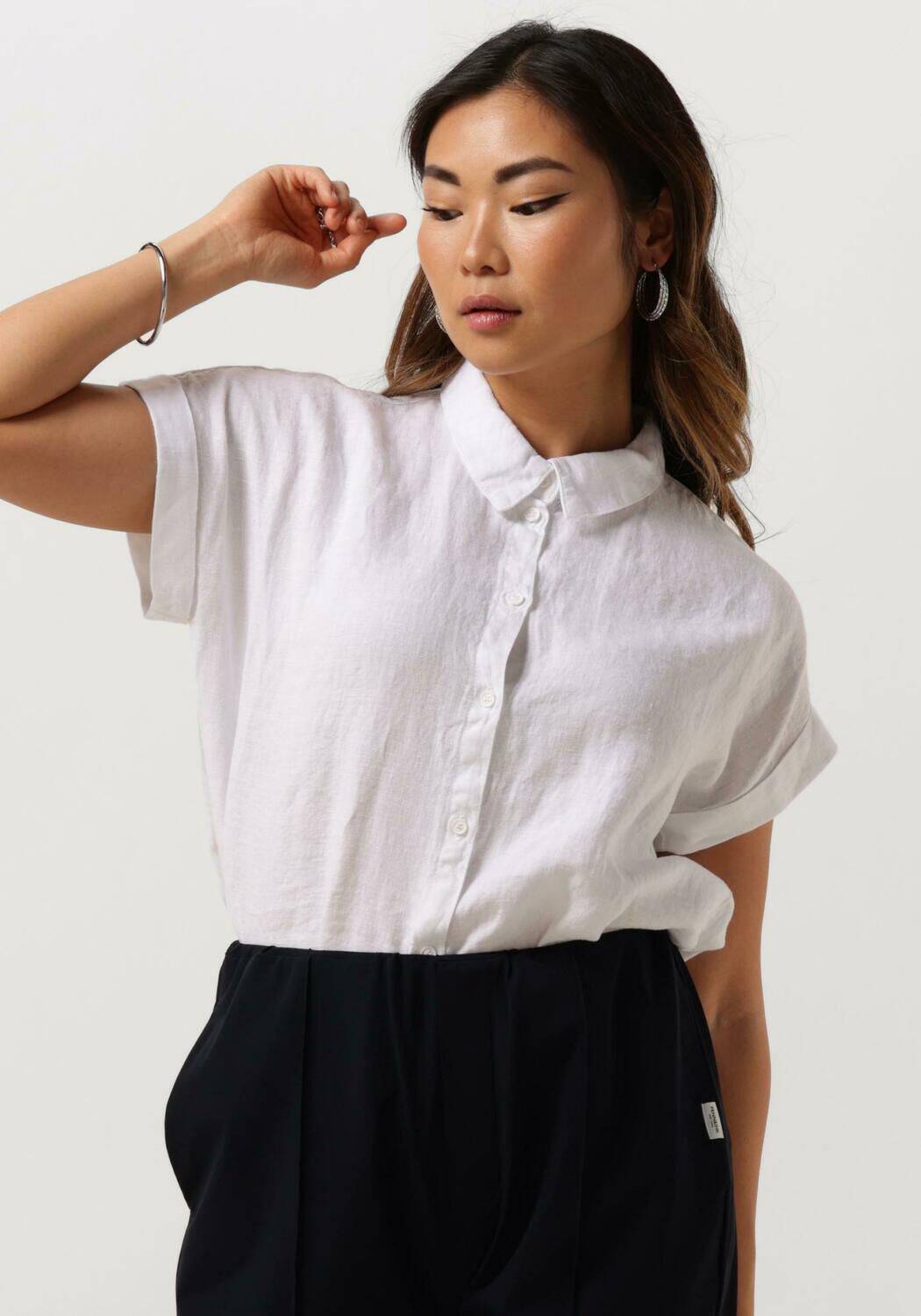 PENN & INK Dames Blouses Blouse Ecru