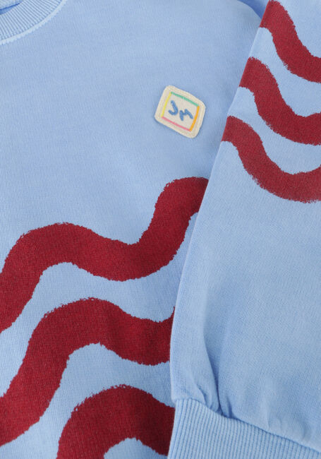 Blauwe Jelly Mallow Sweater WAVE PIGMENT SWEATSHIRT Blauwe Jelly Mallow Sweater WAVE PIGMENT SWEATSHIRT - large