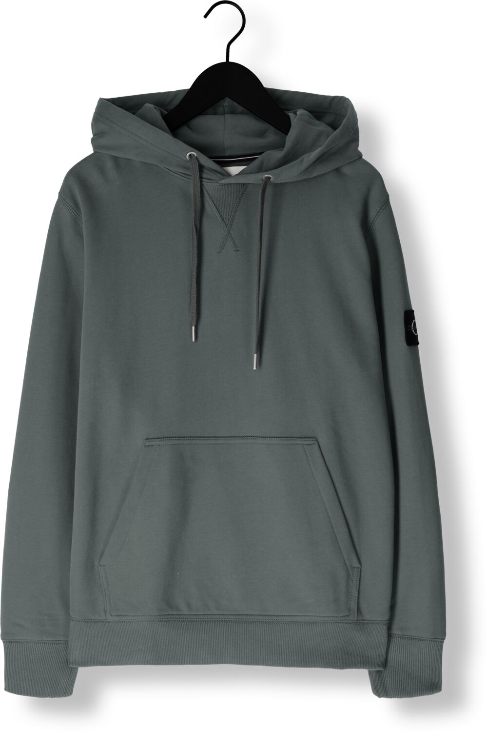 CALVIN KLEIN Heren Truien & Vesten Badge Hoodie Grijs