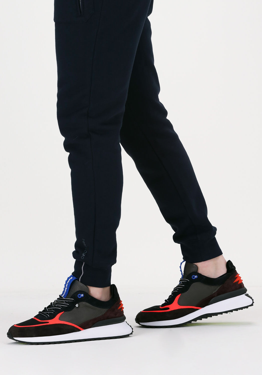 Zwarte FLORIS VAN BOMMEL Lage sneakers 16486 - large