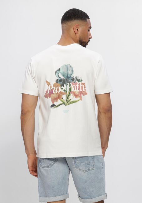 Witte PURE PATH T-shirt TRIO OF FLOWERS T-SHIRT - large