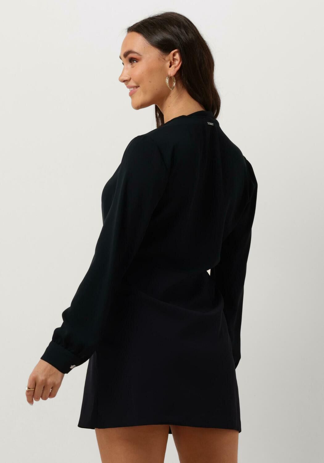 LIU JO Dames Jurken Thriller Bottoni Dress Donkerblauw