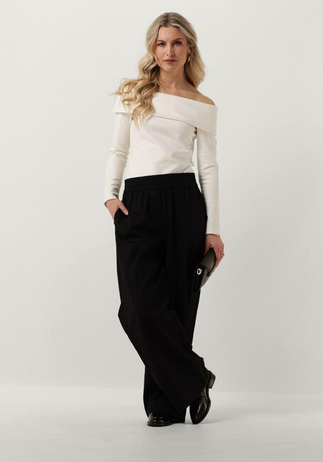 Witte SELECTED FEMME Tops & T-shirts SLFEFFIE LS OFF-SHOULDER TOP - large
