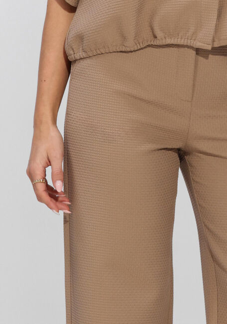 Camel STUDIO ANNELOES Wijde broek Lexie waffle trousers - large