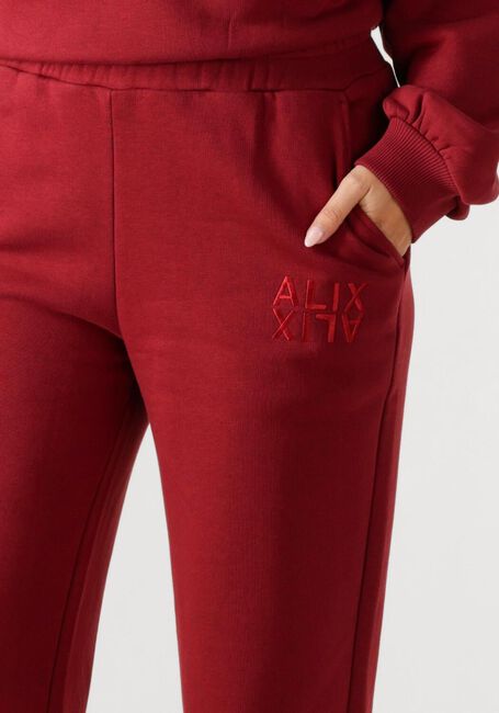 Bordeaux ALIX THE LABEL Joggingbroek LADIES KNITTED ALIX SWEAT PANTS - large