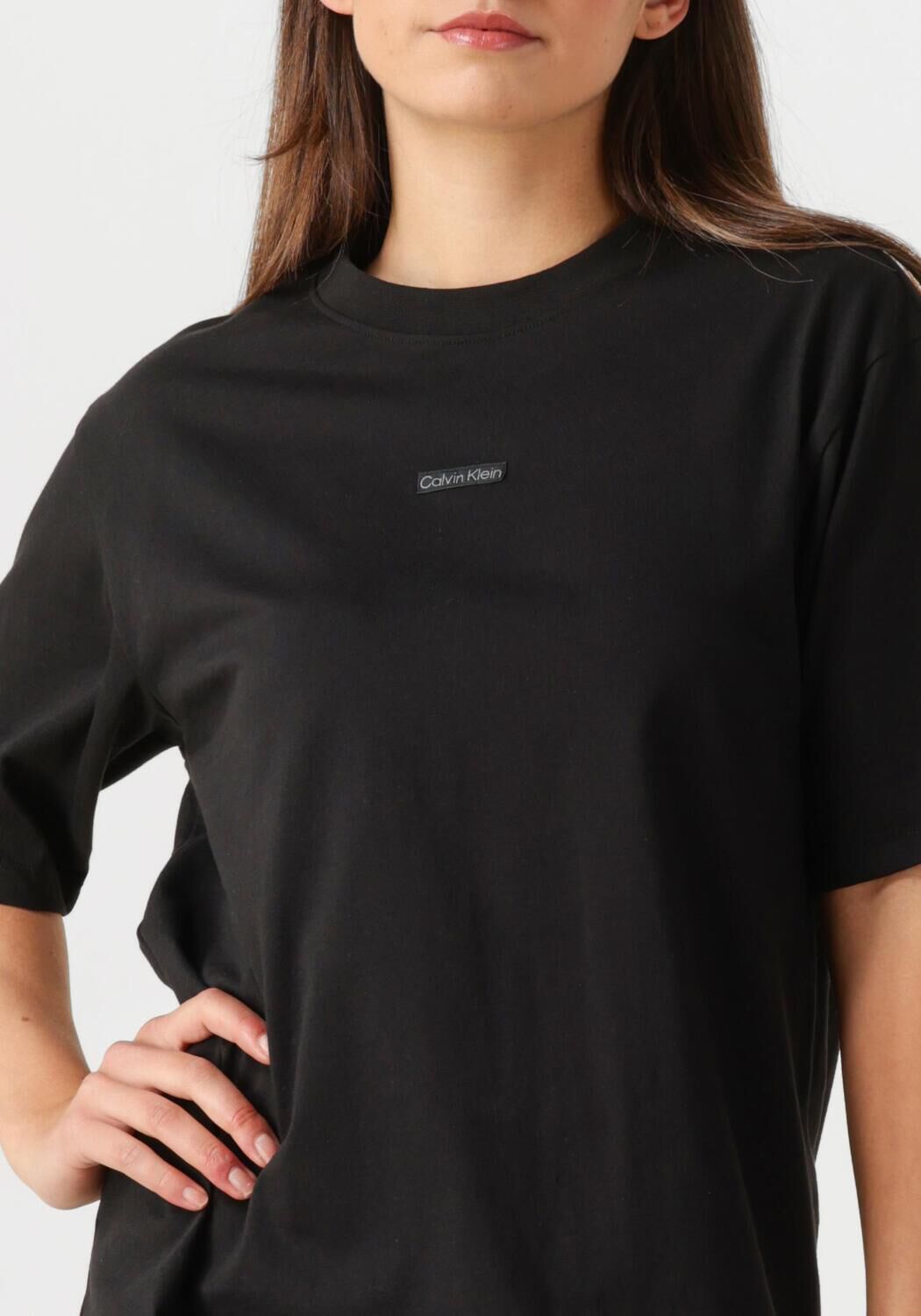 CALVIN KLEIN Dames Jurken Placed Inst Tee Dress Zwart