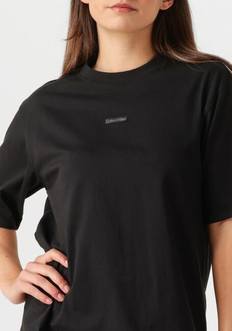 Zwarte CALVIN KLEIN Mini jurk PLACED INST TEE DRESS - large