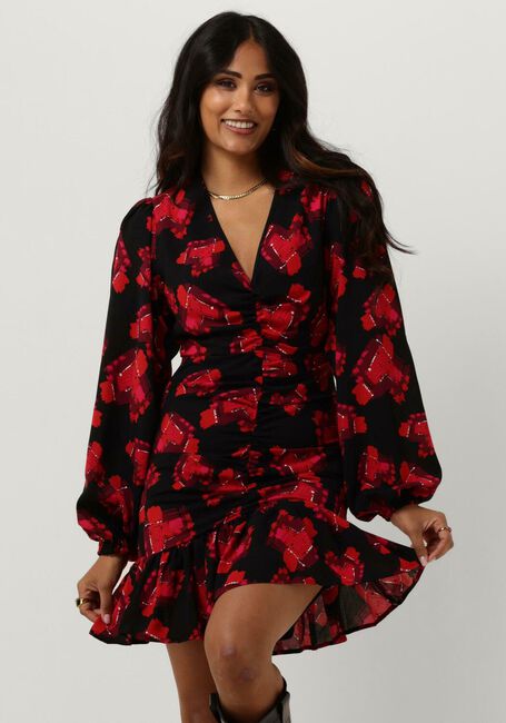 Zwarte REFINED DEPARTMENT Mini jurk SISI - large