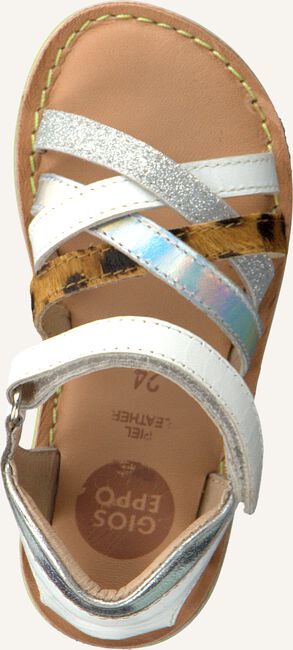 Witte GIOSEPPO Platte sandalen REWA Witte GIOSEPPO Platte sandalen REWA - large