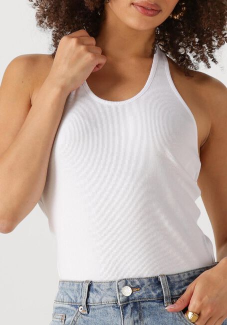 Witte SELECTED FEMME Top SLFANNA SL HALTERNECK TOP - large