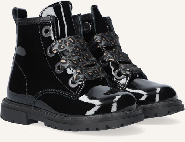 Zwarte PINOCCHIO Veterboots P1037 Zwarte PINOCCHIO Veterboots P1037 - large