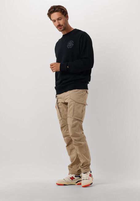 Donkerblauwe LYLE & SCOTT Sweater STAMP CREW NECK SWEATSHIRT - large