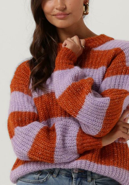 Bruine SELECTED FEMME Trui SCARLETT LS KNIT - large