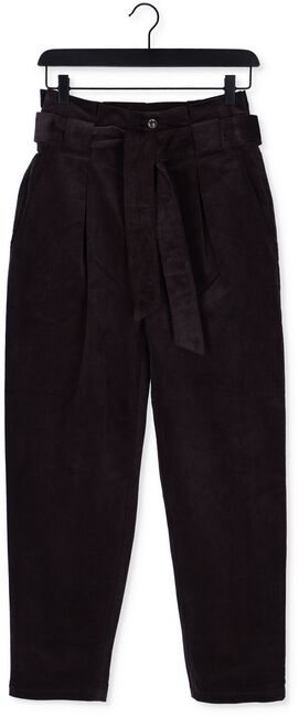 Zwarte SCOTCH & SODA Pantalon DAISY - HIGH RISE STRAIGHT LEG PAPERBAG TROUSERS - large