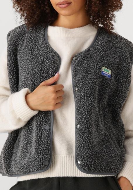 Donkergrijze AMERICAN VINTAGE Gilet HOKTOWN - large