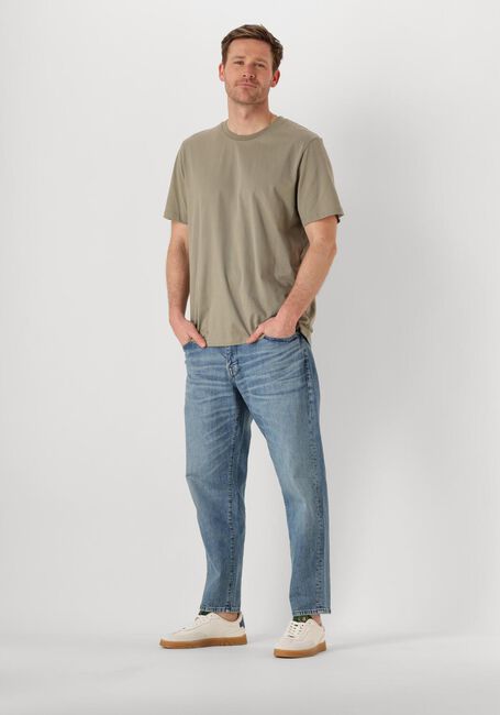 Groene SELECTED MEN T-shirt SLHASPEN SS O-NECK TEE NOOS - large