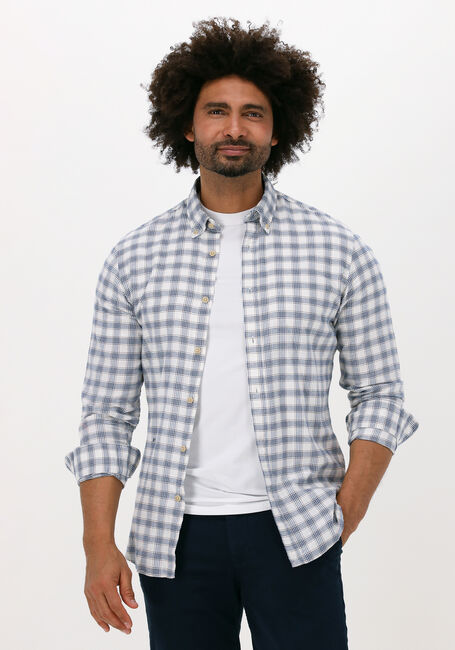 Gebroken wit SELECTED HOMME Casual overhemd SLHSLIMFLANNEL SHIRT LS W NOOS - large