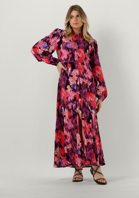 Multi Y.A.S. Maxi jurk YASLULU LS LONG SHIRT DRESS S. - large