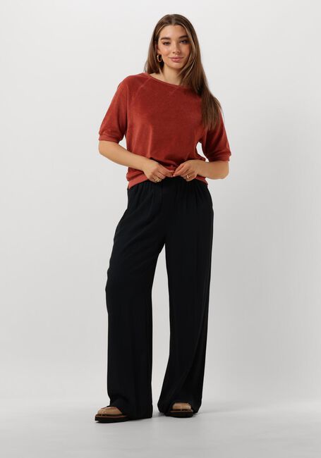 Grijze BY-BAR Wijde broek BENJI VISCOSE PANT - large