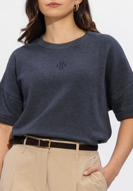 Blauwe SUMMUM Tops & T-shirts TOP SHORT SLEEVE SWEAT - large