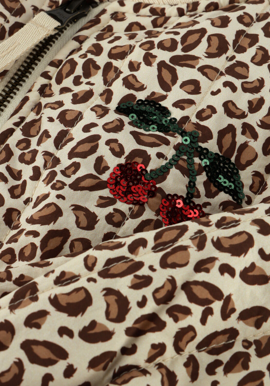 Bruine KONGES SLOJD Jack JUNO PRINTED SEQUIN JACKET - large