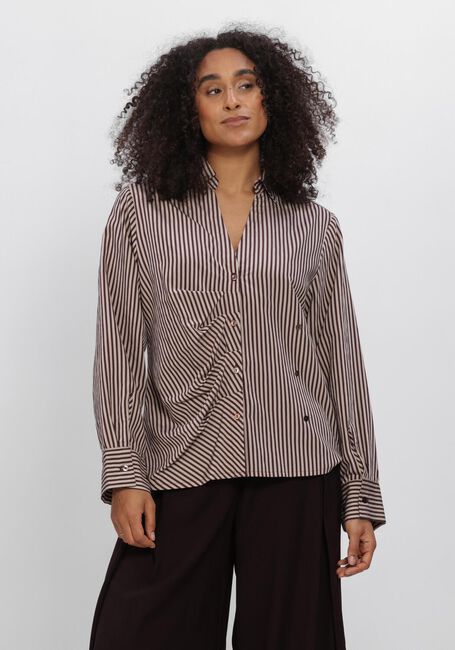 Creme SUMMUM Blouses BLOUSE TWO TONE STRIPE - large