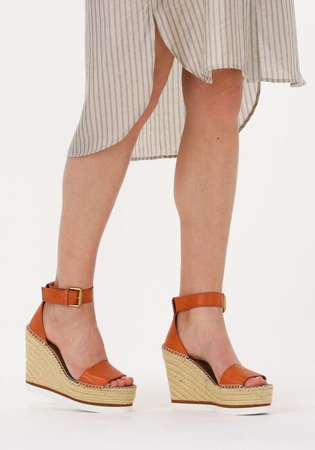 Oranje SEE BY CHLOÉ Sandalen GLYN HIGH Oranje SEE BY CHLOÉ Sandalen GLYN HIGH - large