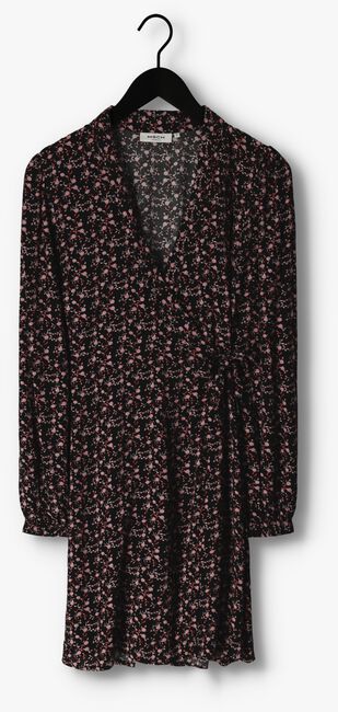Zwarte MSCH COPENHAGEN Mini jurk MSCHMESSINA MOROCCO WRAP DRESS AOP - large